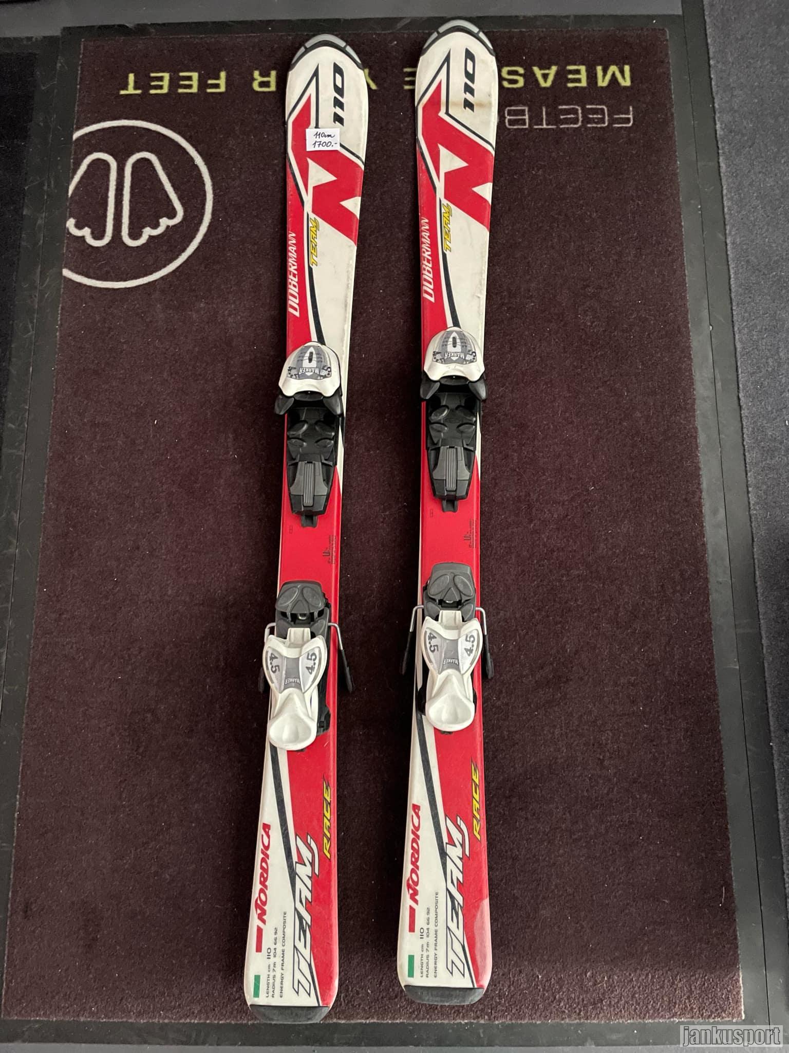 dětské lyže Nordica 110cm po servisu