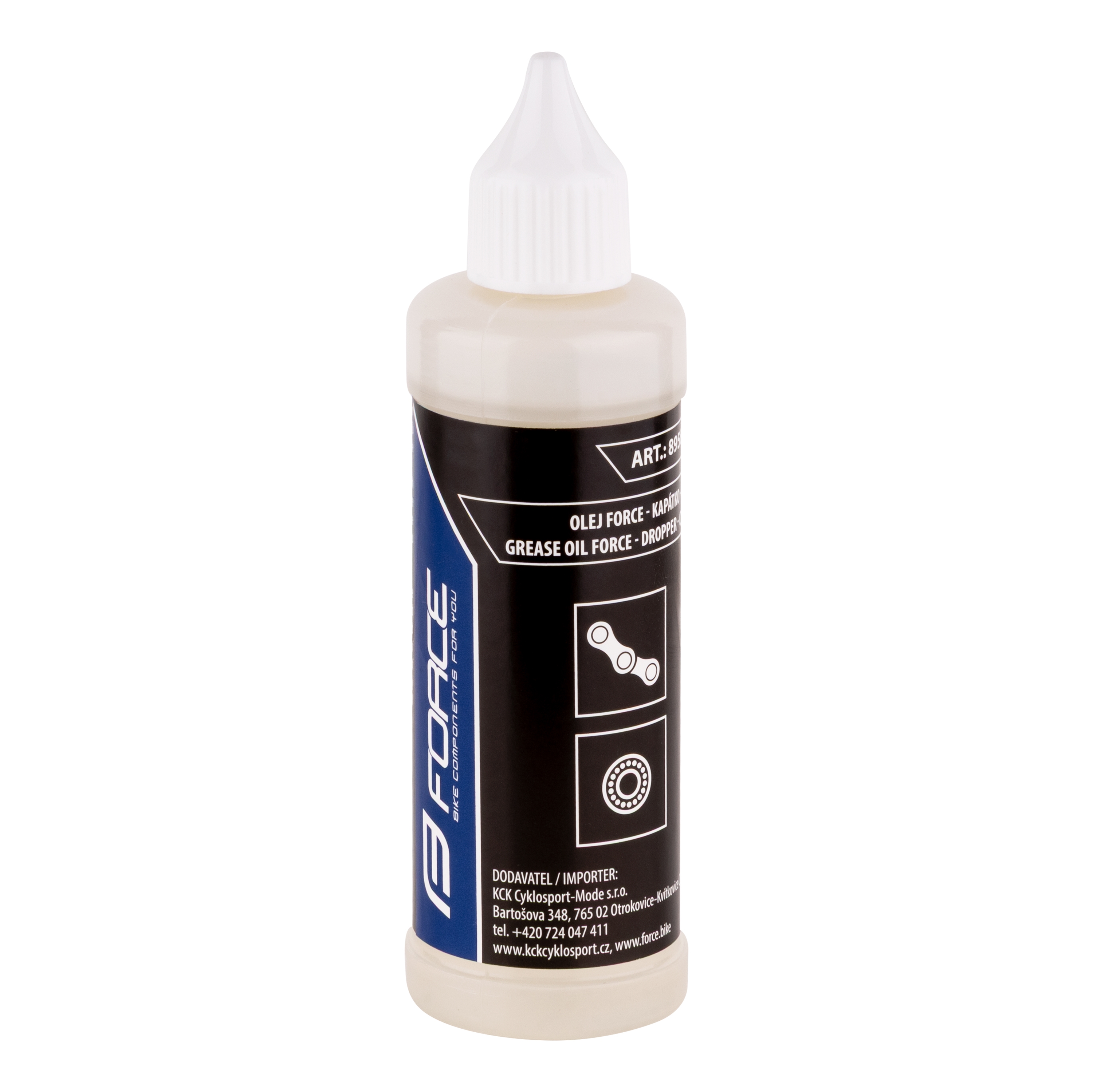 mazivo-kapátko FORCE olej čirý, minerální, 80 ml