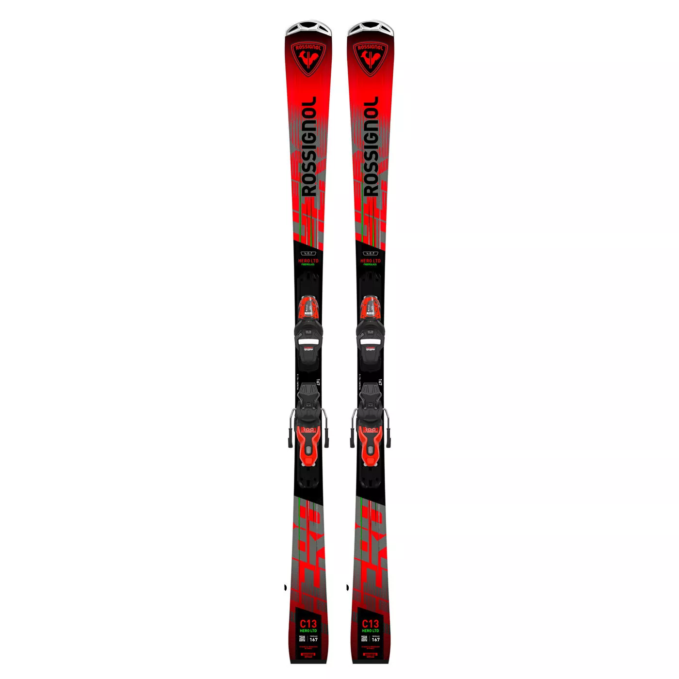 Rossignol HERO LTD XPRESS XPRESS 11 GW B83 BLACK HOT RED / RANPJ03+FCJD002 -set