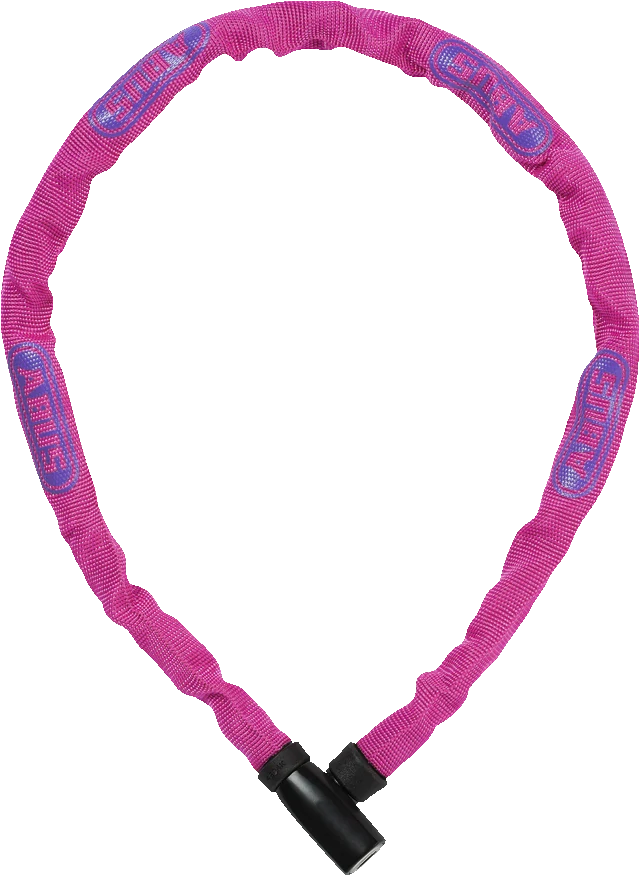 zámek Abus 4804K/75 pink Steel-O-Chain