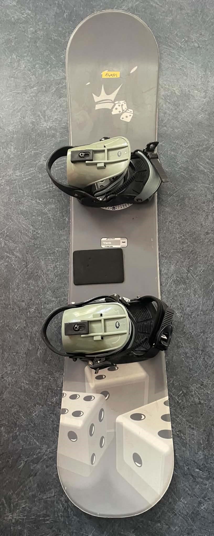 snowboard 133cm Crazycreek v setu
