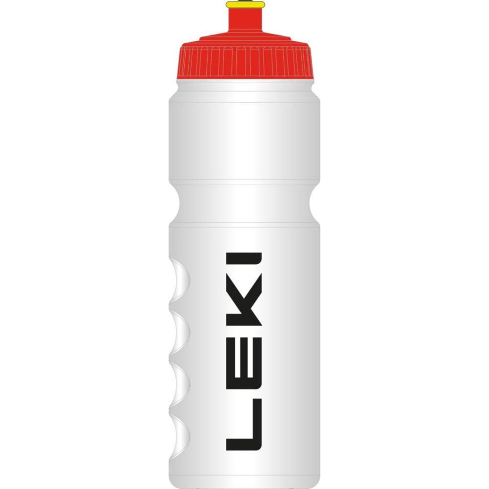 Drinking Bottle LEKI, transparent-bright red, One size