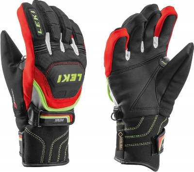 LEKI Worldcup Race Coach Flex S GTX Junior black-red-white-yellow
