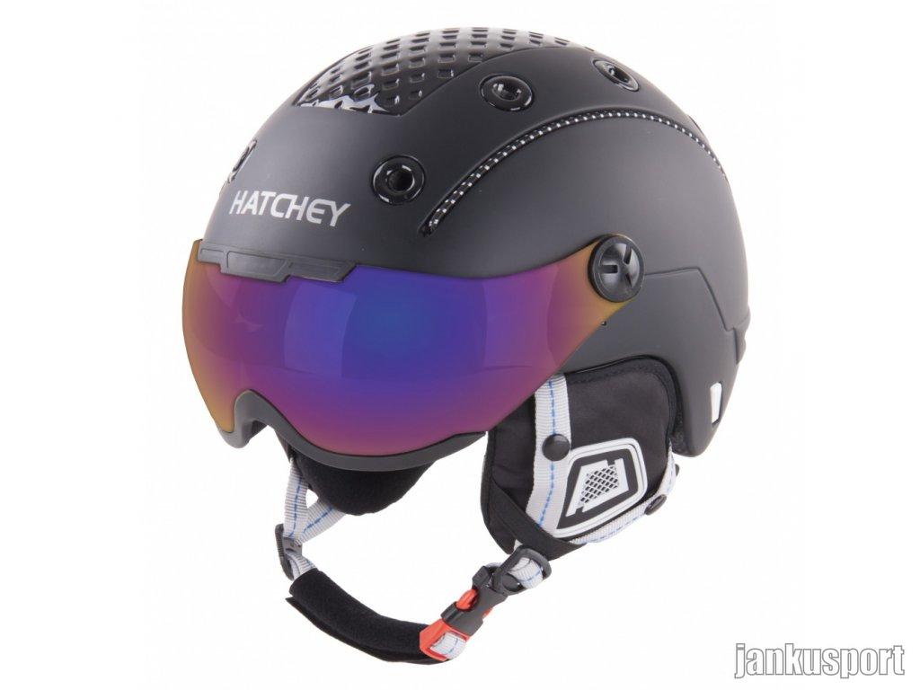 lyžařská helma Rival Visor Black