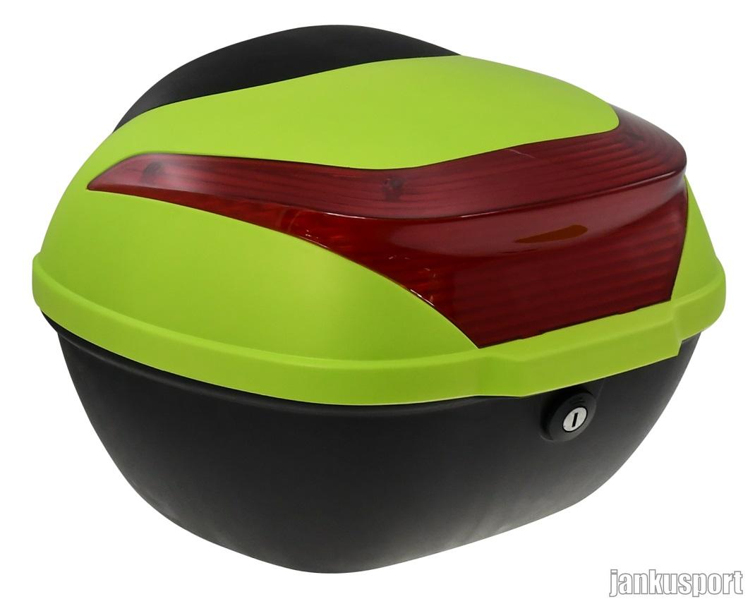 Zadní kufr k elektrickému motocyklu RACCEWAY E-BABETA, zelený