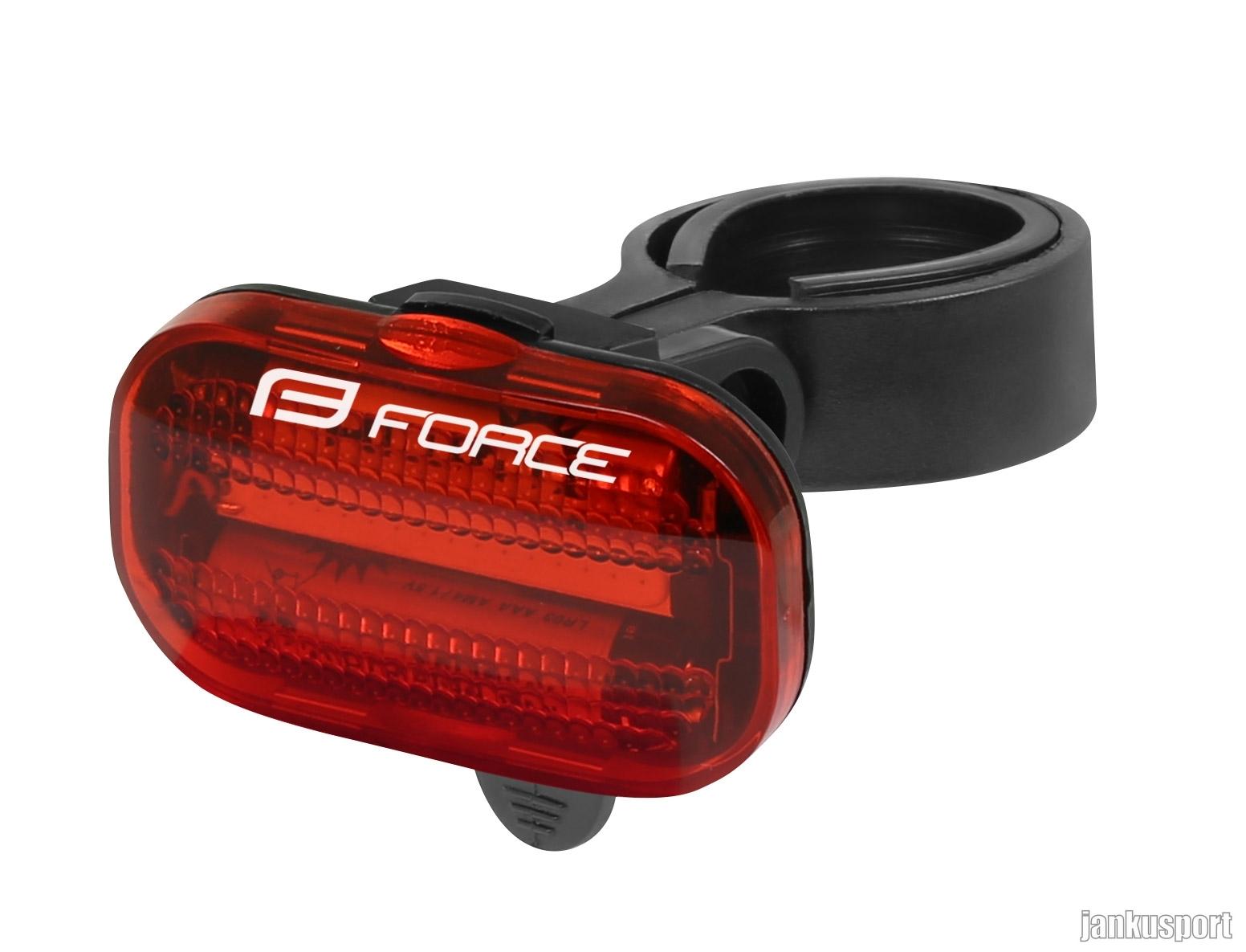 blikačka zadní FORCE COB 16LM 15xchip LED+baterie