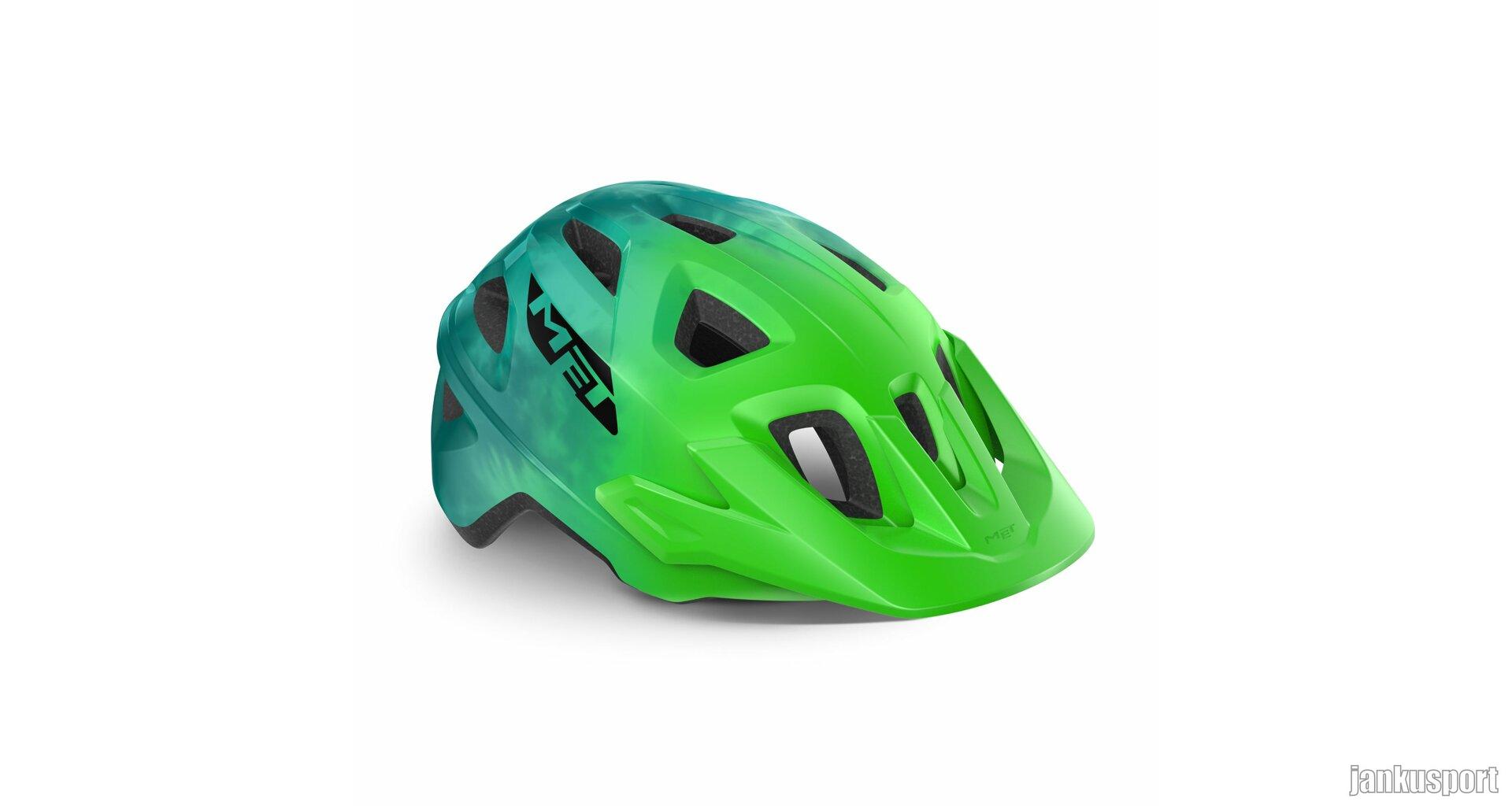 Cyklistická přilba MET ELDAR ZELENÁ TIE-DYE