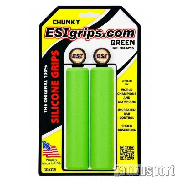 Gripy ESI Chunky zelené