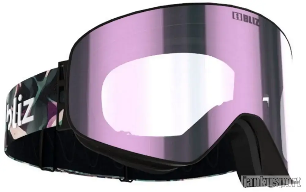 Bliz lyžařské brýle FLOW MATT BLACK W BROWN W ICE PINK MULTI CAT.3 - 37120-14