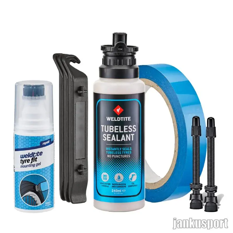 Bezdušový kit Weldtite MTB kompletní