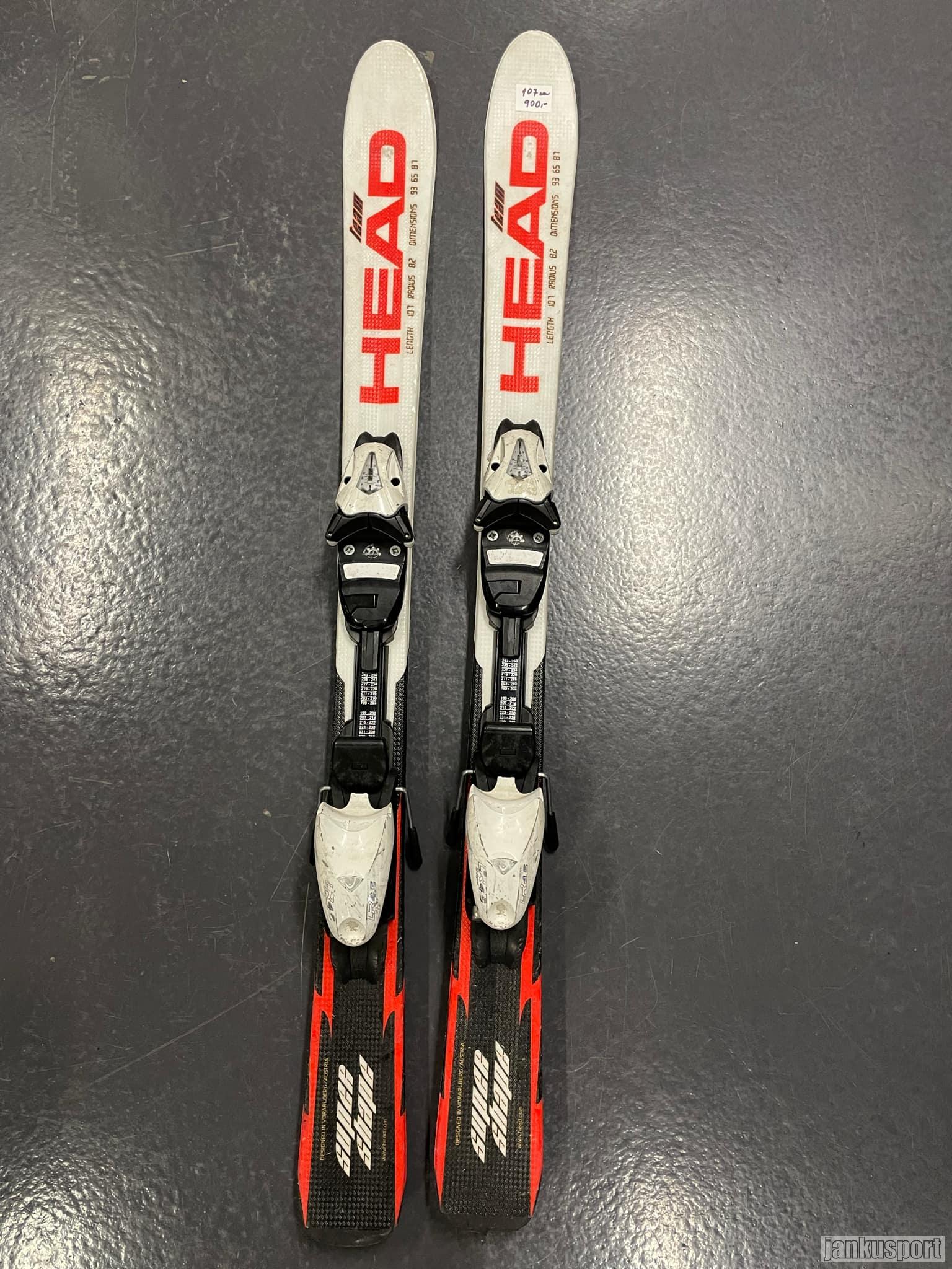 Dětské lyže Head délka 107cm po servisu
