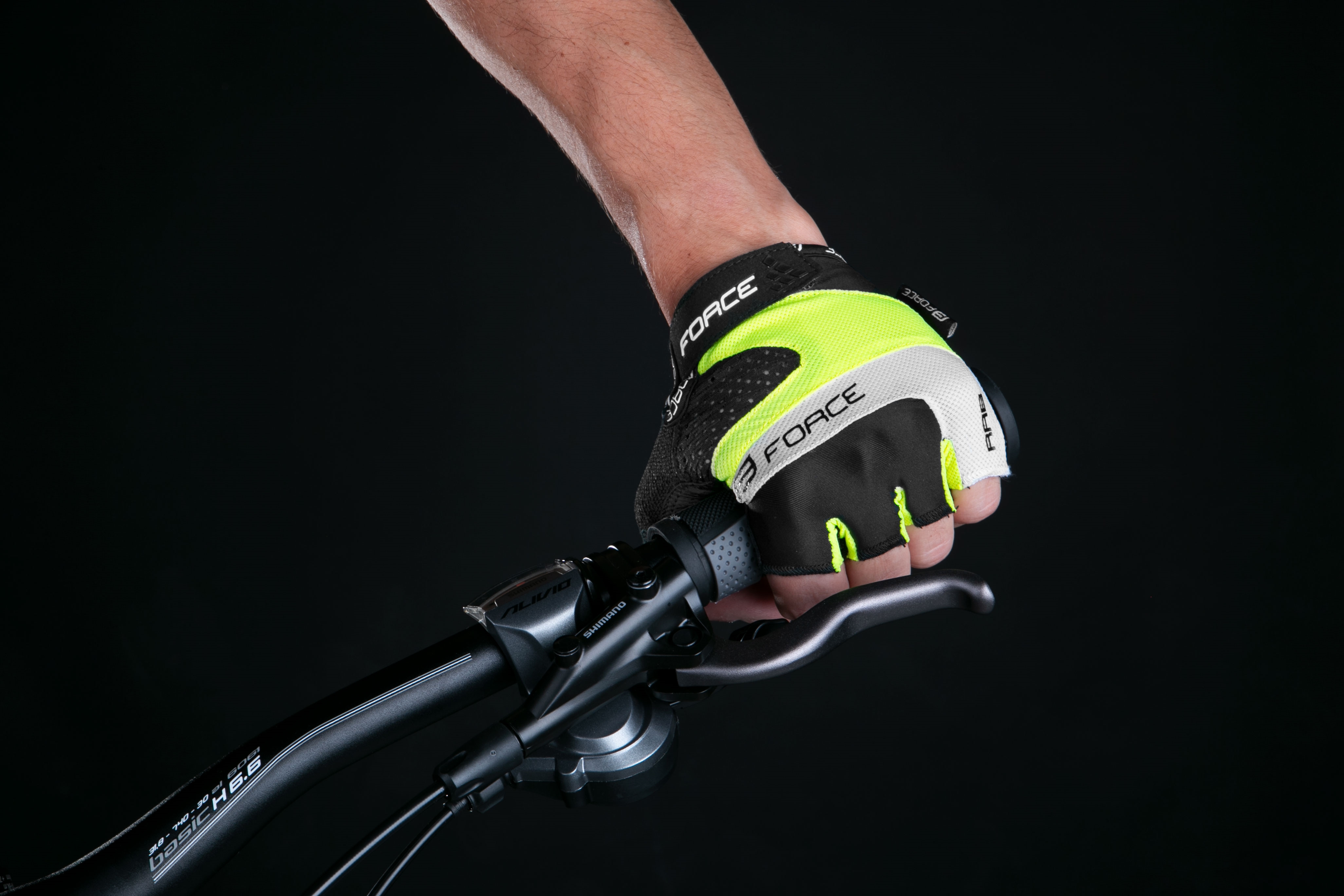 rukavice FORCE RAB gel, fluo