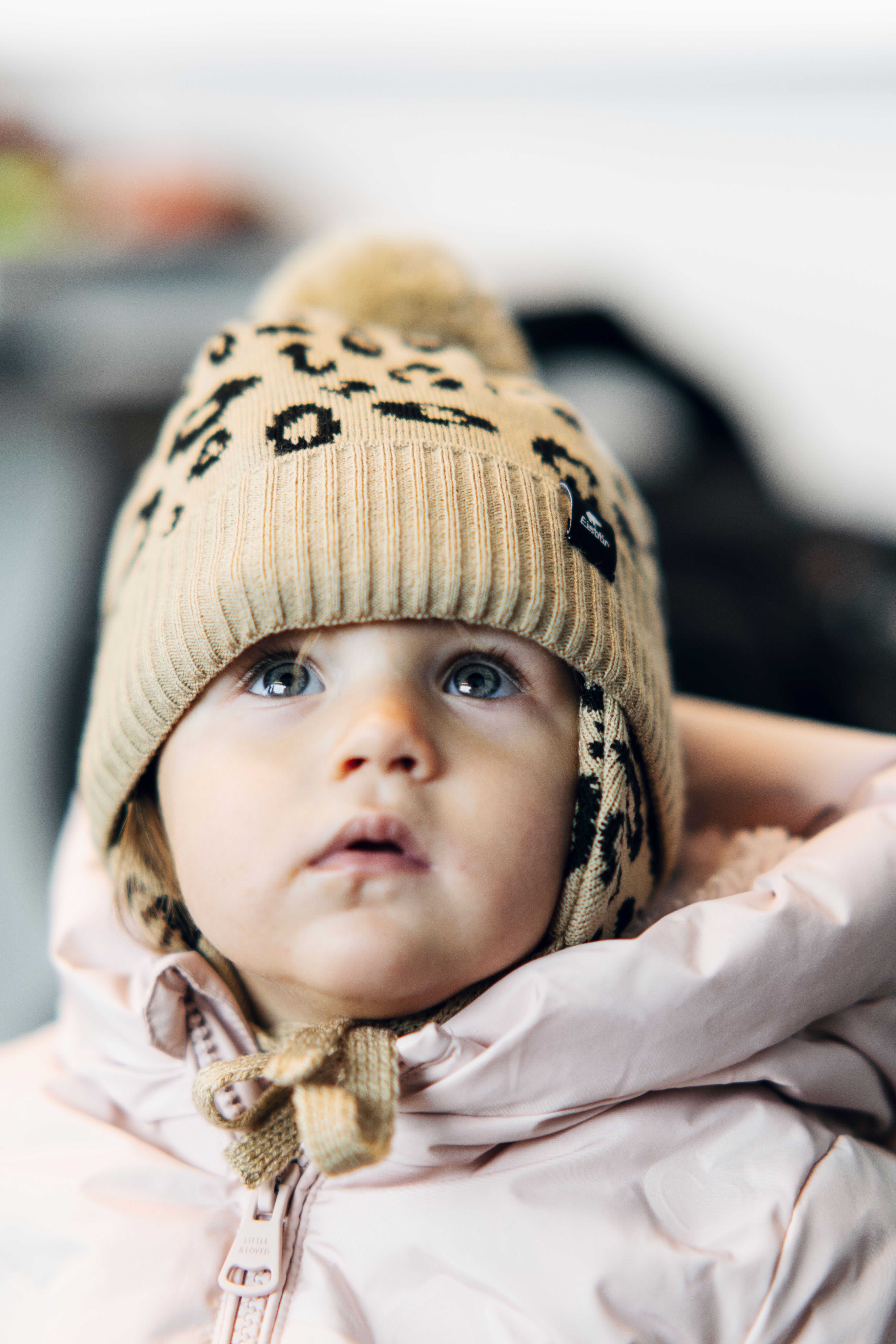 Eisbär Lilie Ear Pompon MÜ kids-sandstone-schwarz/sandstone
