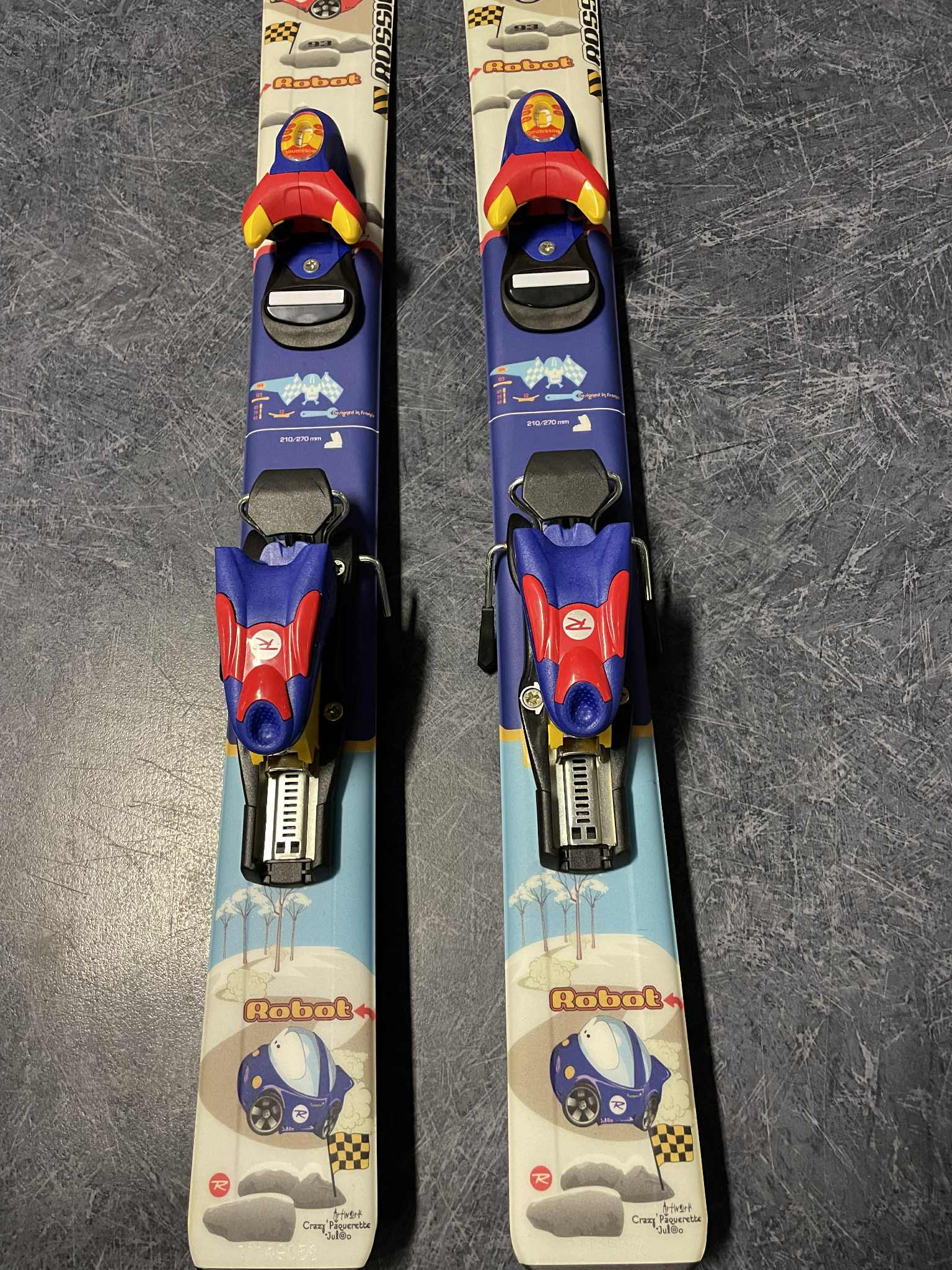 dětské lyže Rossignol 93cm zánovní