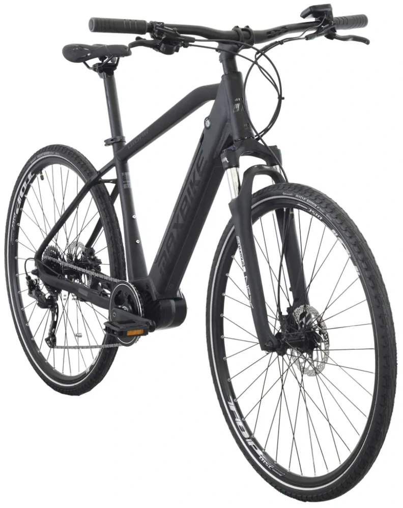 Pánské crossové elektrokolo Maxbike Vidar - Černý Mat