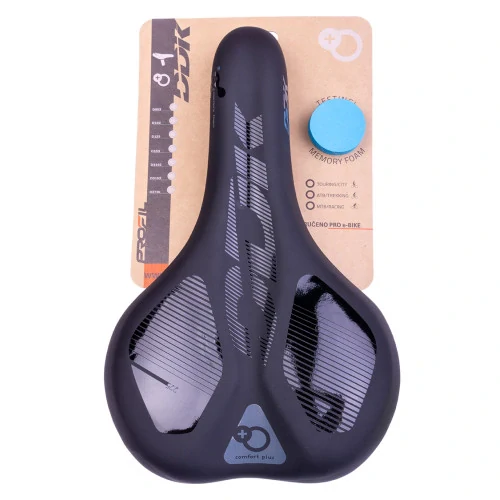 sedlo DDK DD153MF S- elastogel černo-šedé