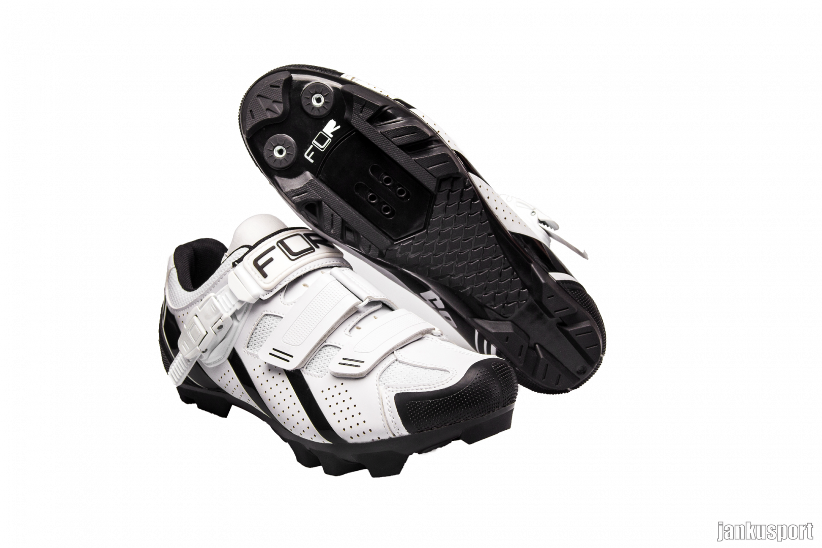 Cyklistické tretry FLR F-65 BÍLÉ