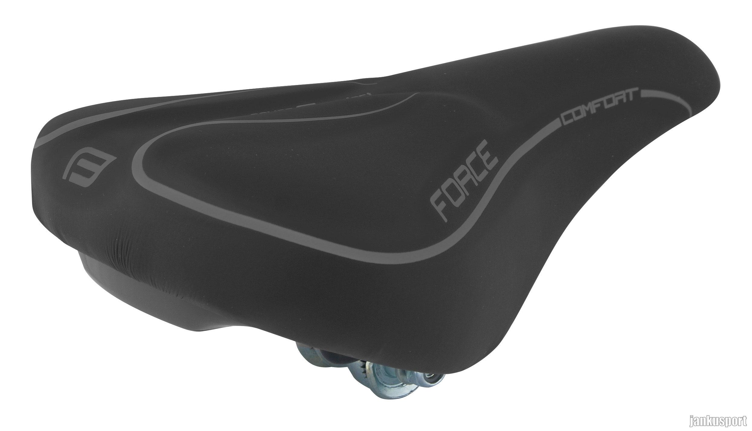 sedlo FORCE COMFORT THUNDER dámské, černé