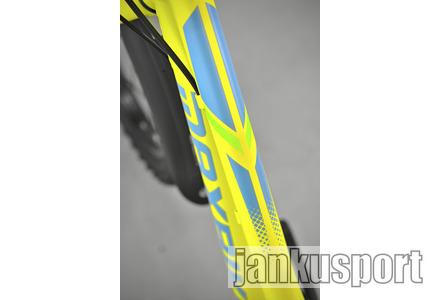 Maxbike Junior 20 matný žlutý