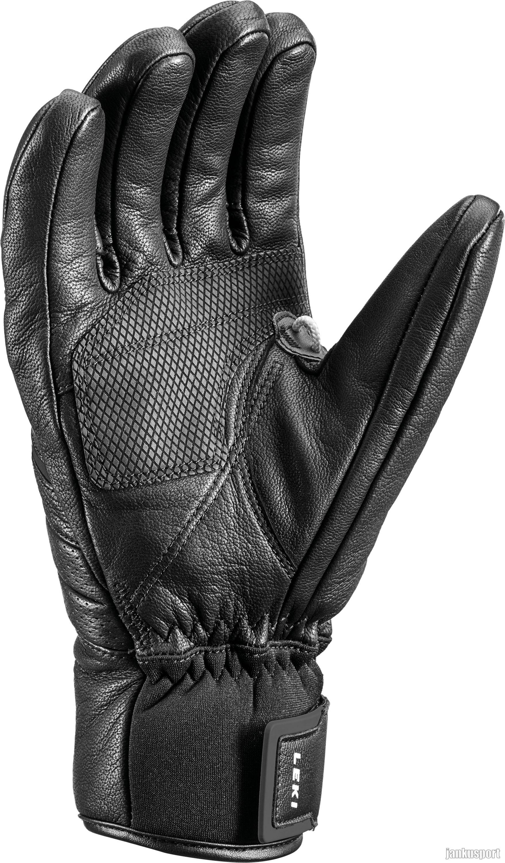 Lyžařské rukavice Leki Phoenix 3D - black