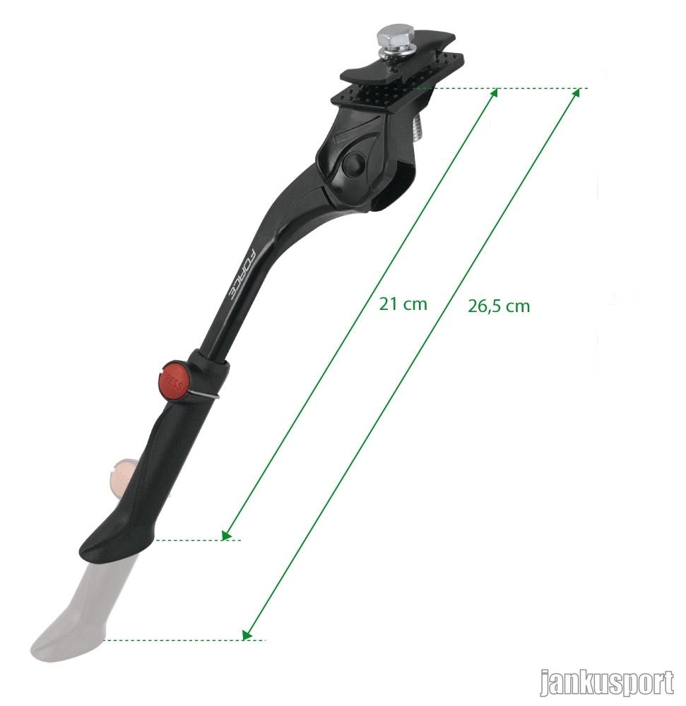 stojan F KID 16-20" Al pod rám + protikus, černý