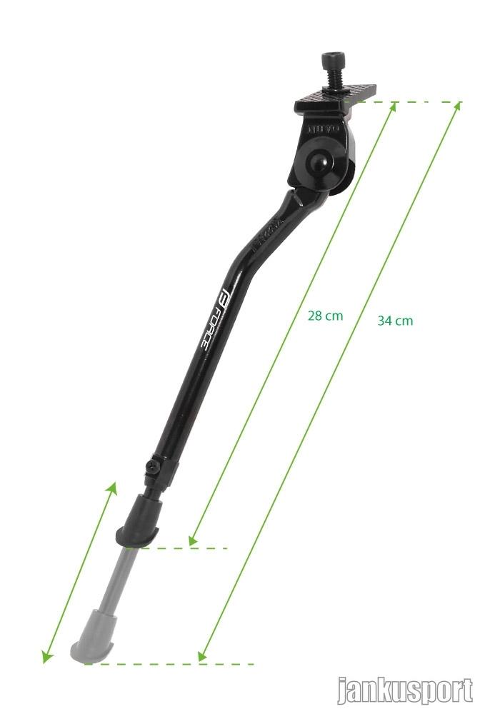 stojan F RAF 20-28" Al pod rám bez protikusu, černý