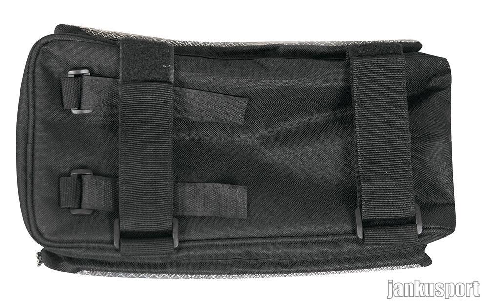 brašna na zadní nosič FORCE SLIM, černá 9 l