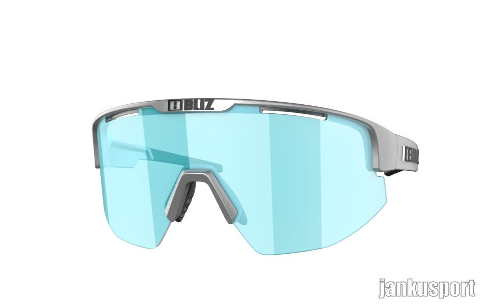 BLIZ MATRIX Metallic Silver / Smoke Ice Blue Multi