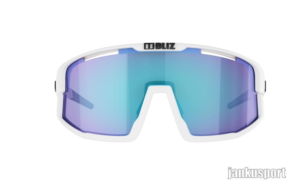 BLIZ VISION Matt White / Smoke Blue Multi