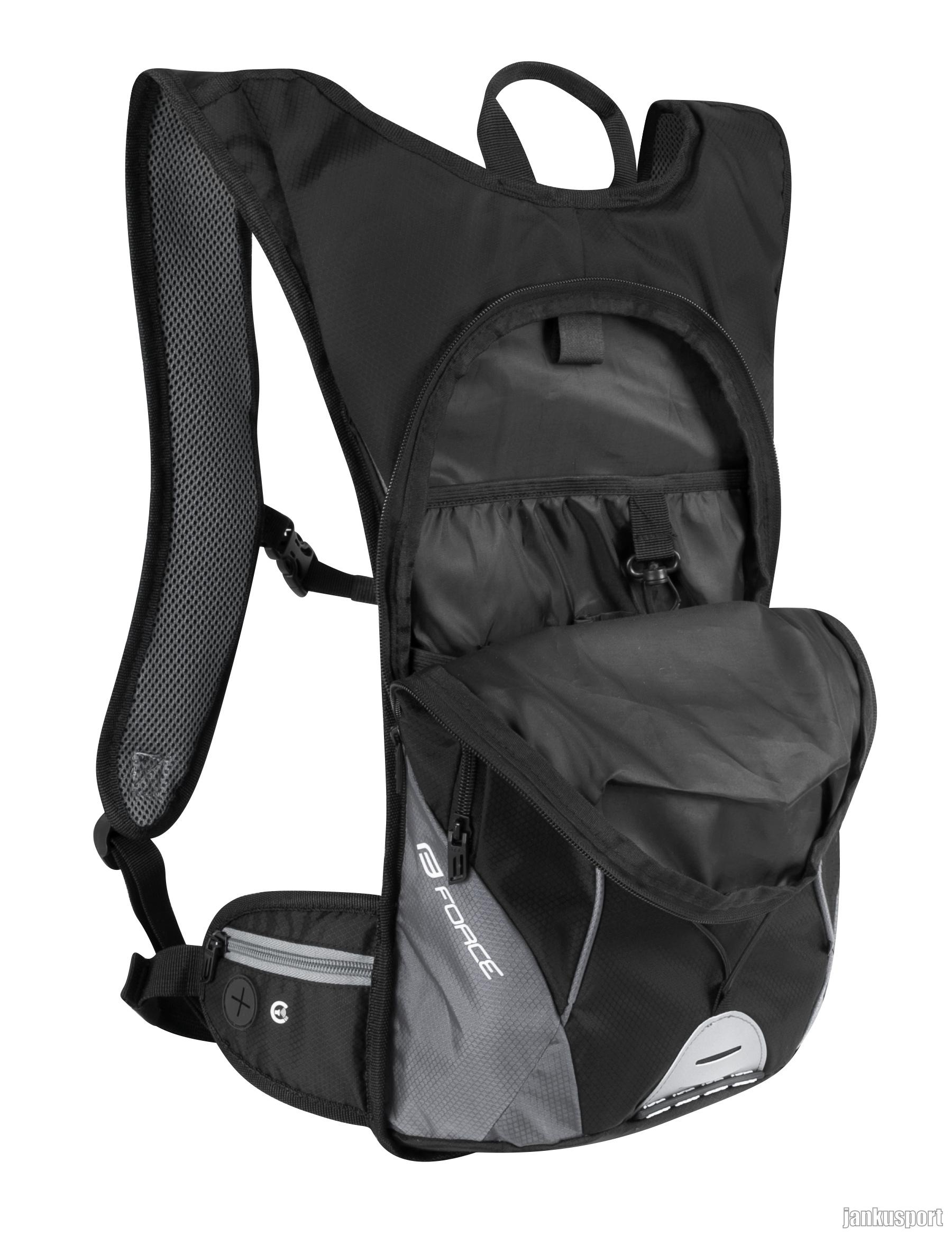 batoh BERRY ACE 12 l, černo-šedý