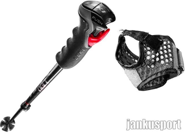 Leki Peak Vario 3D sjezdové teleskopické hole Neon yellow/ Darkanthracite