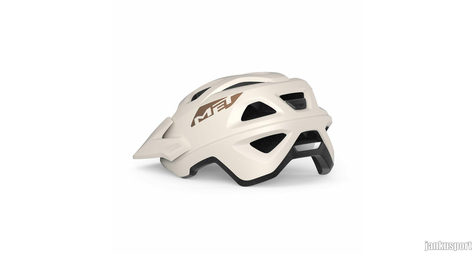 Cyklistická přilba MET CHO OFF-WHITE BRONZE