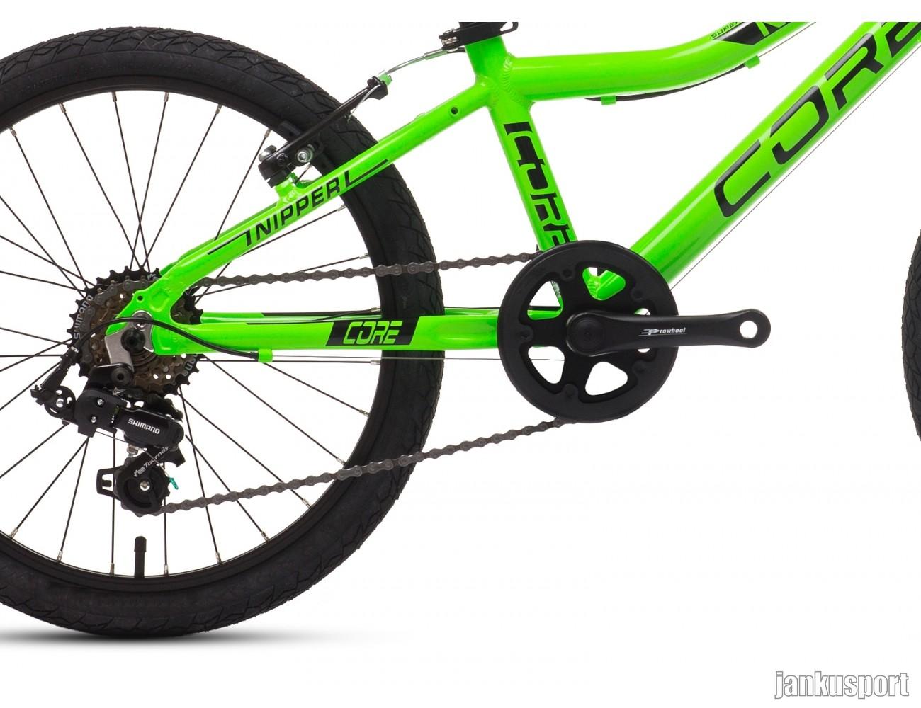 Dětské kolo 20" Al Nipper, Revo-6, reflexně zelený (7.95kg)