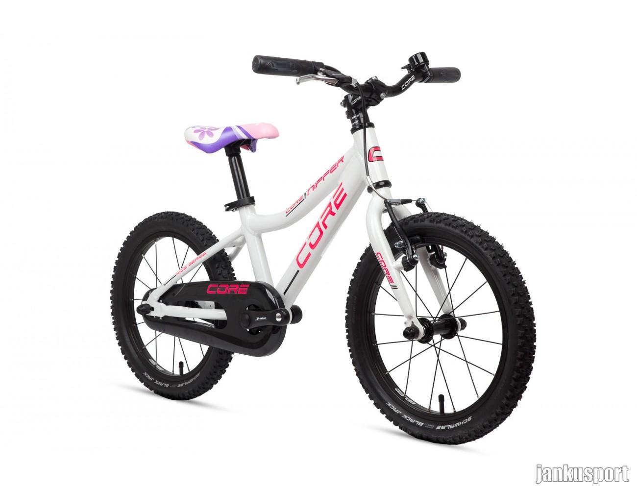 16" Nipper Al, torpédo - bílý lesk s růžovou, Schwalbe 6.95kg