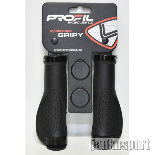 gripy PROFIL G203 ergo-imbus 130mm černo-černé
