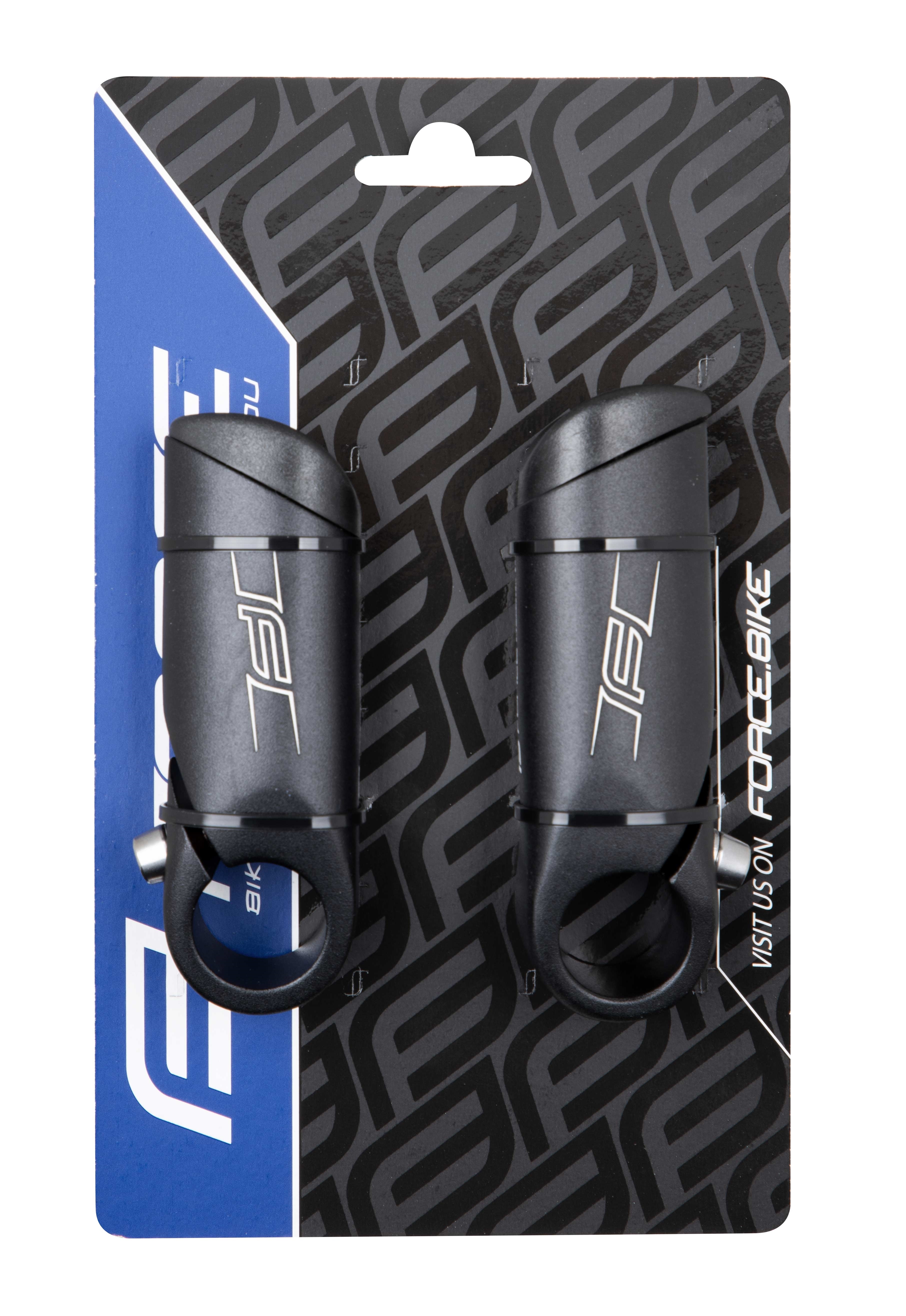 rohy FORCE FIT 8 cm Al, černé matné