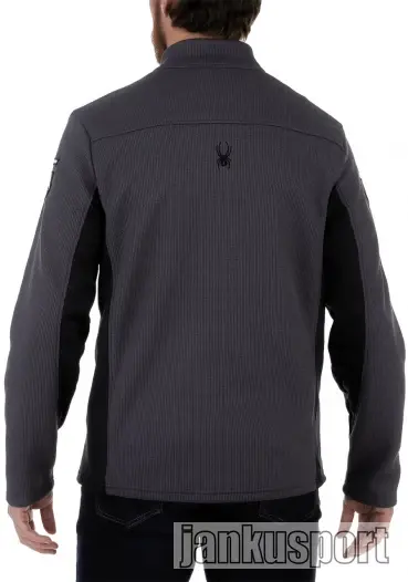 SPYDER BANDIT WENGEN FULL ZIP FLEECE EBONY