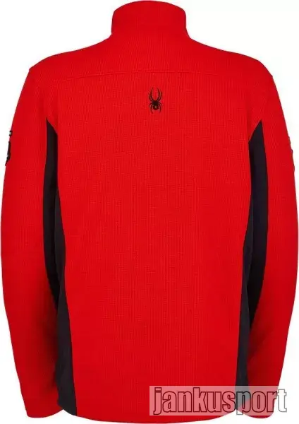 SPYDER BANDIT WENGEN FULL ZIP FLEECE JACKET VOLCANO 