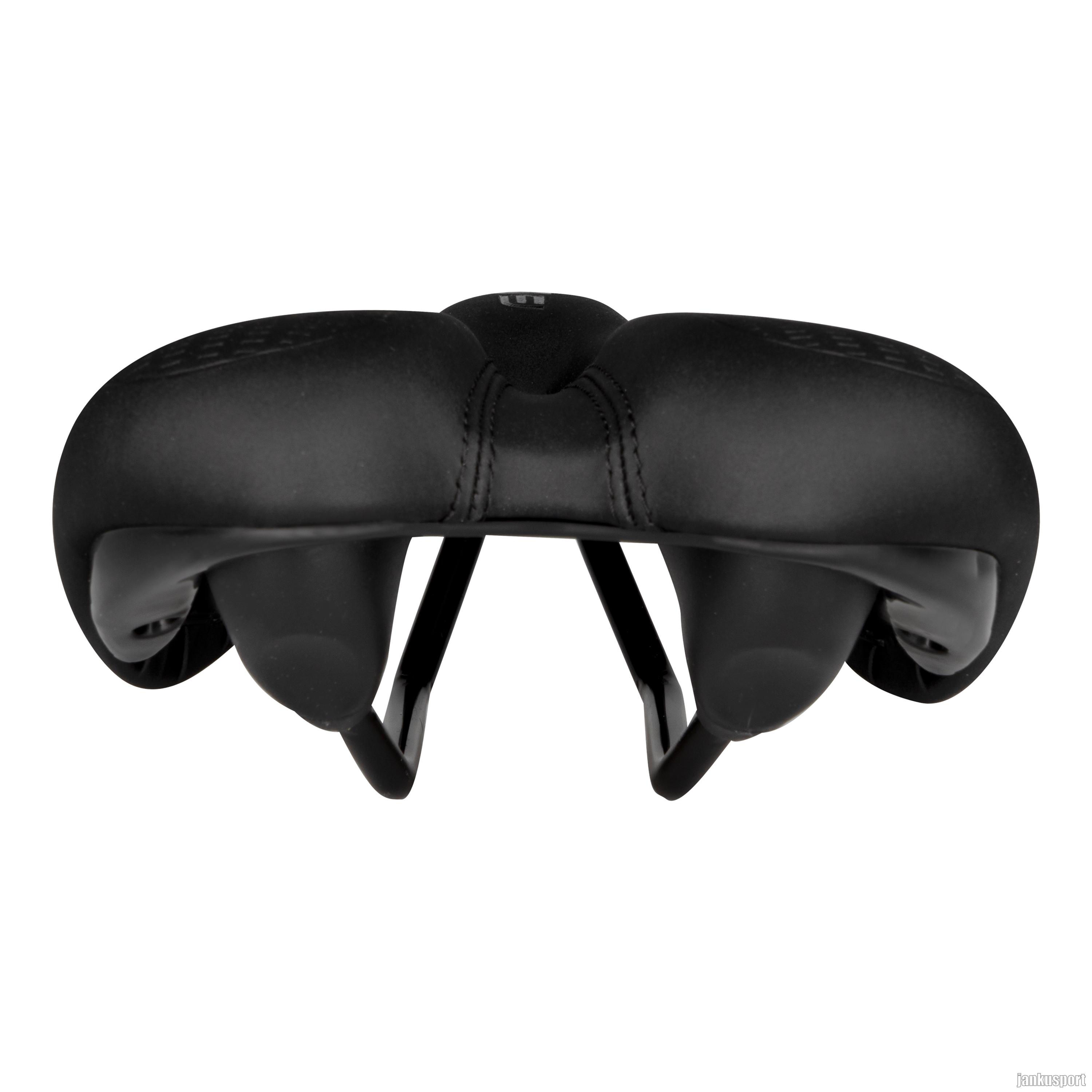 sedlo FORCE ZARA dámské turistické, černé mat/lesk