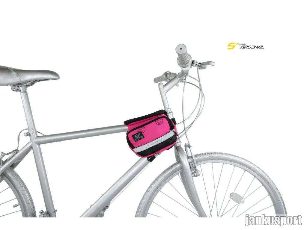 BRAŠNA NA RÁM S KAPSOU PRO SMARTPHONE PINK