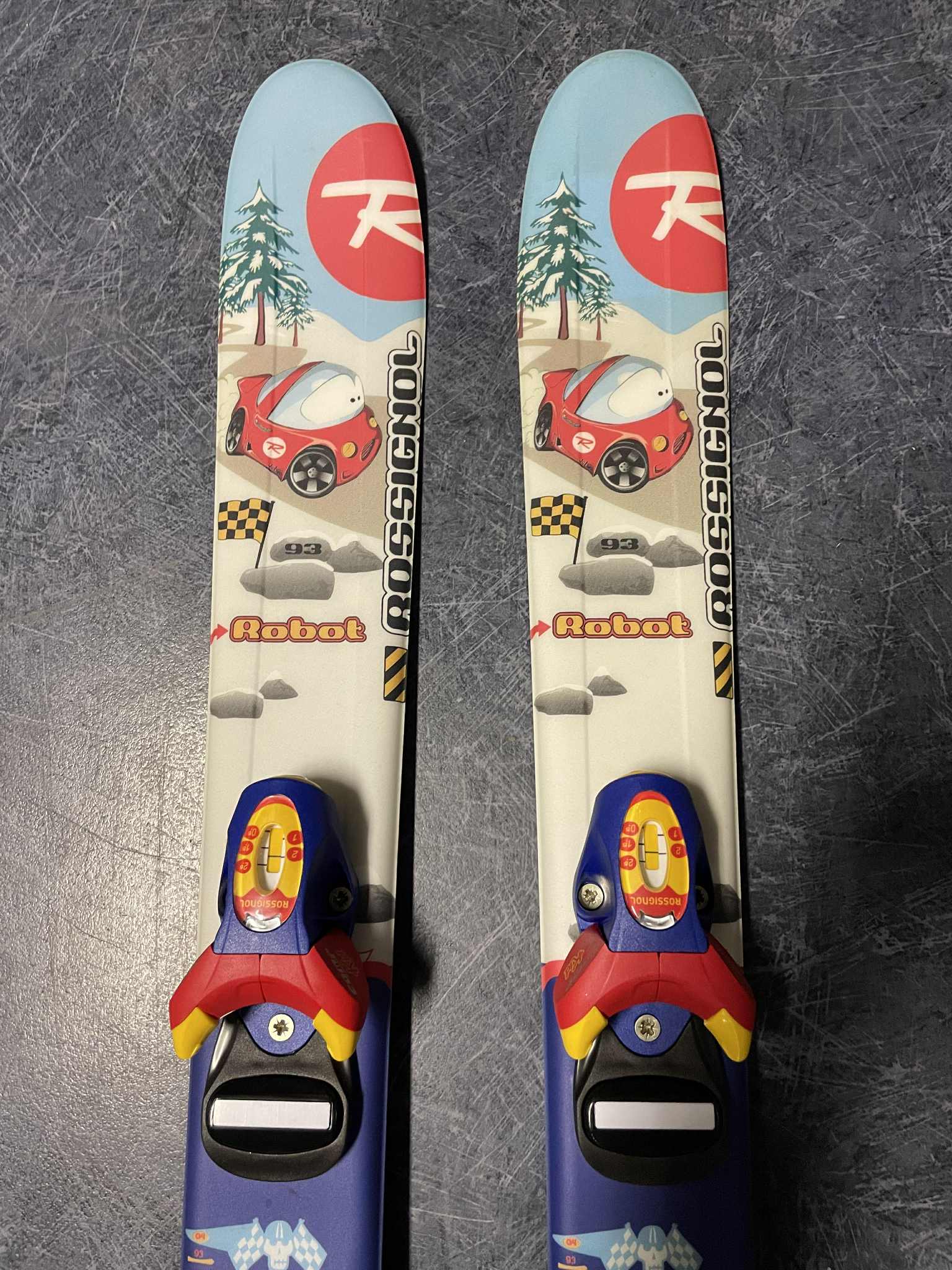 dětské lyže Rossignol 93cm zánovní
