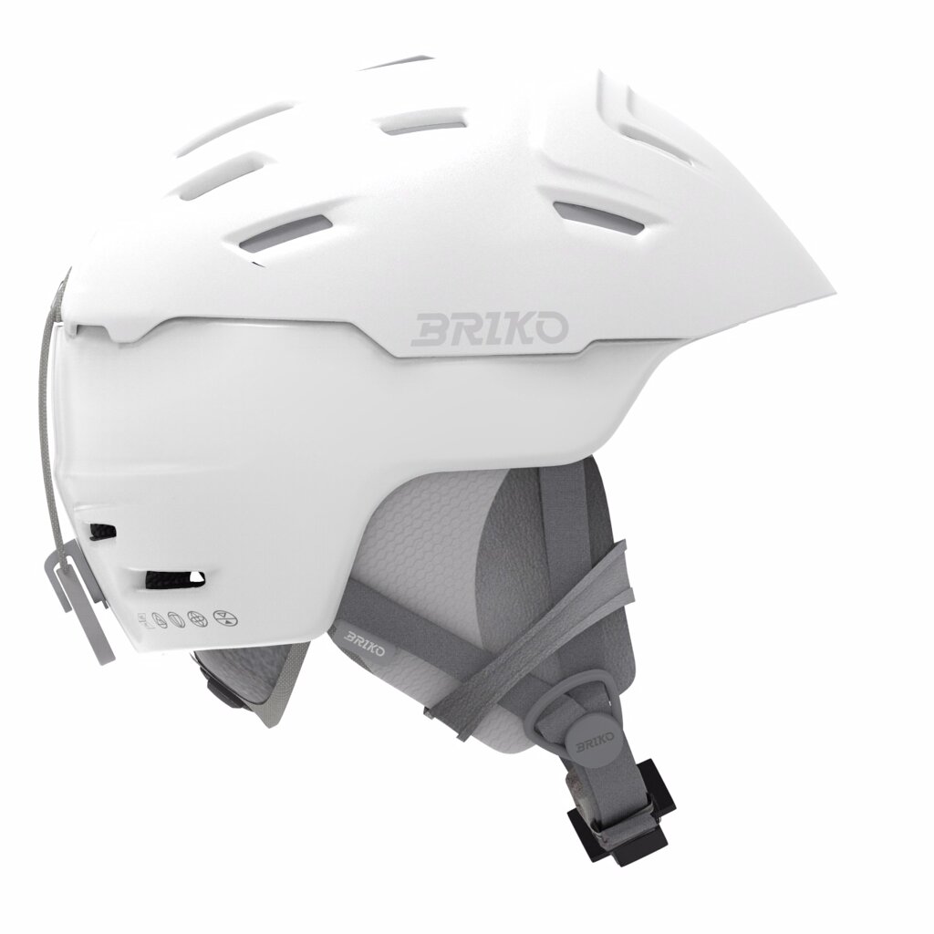 Briko NIVES Matt Shiny White lyžařská helma