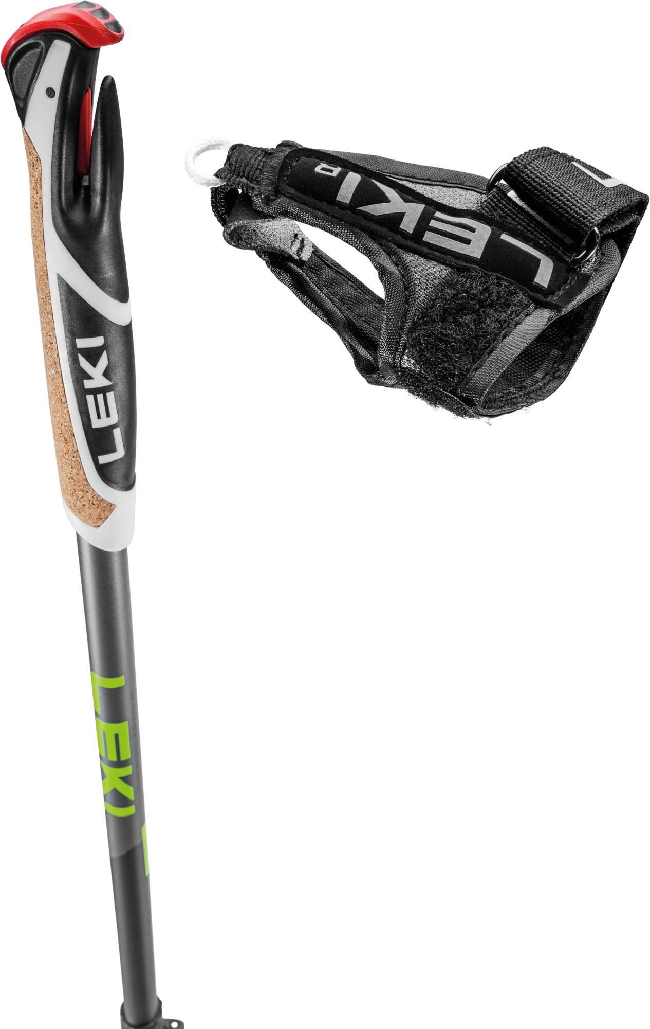 Spin Shark SL, silvergray-dark anthracite-lime, 100 - 130 cm