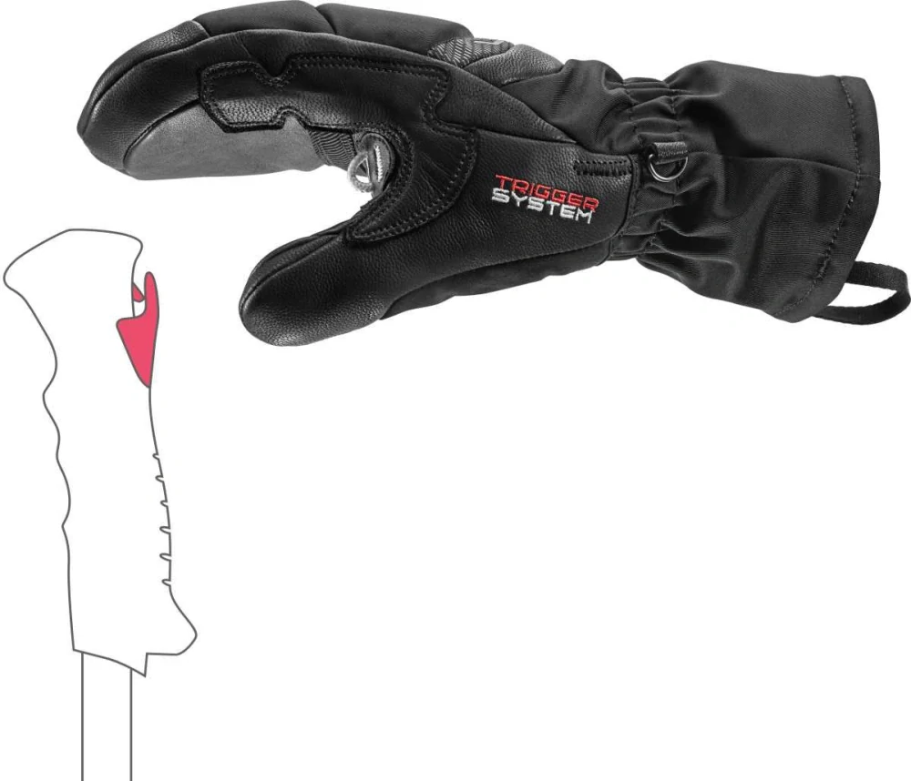 Griffin Base 3D Women Mitt, black