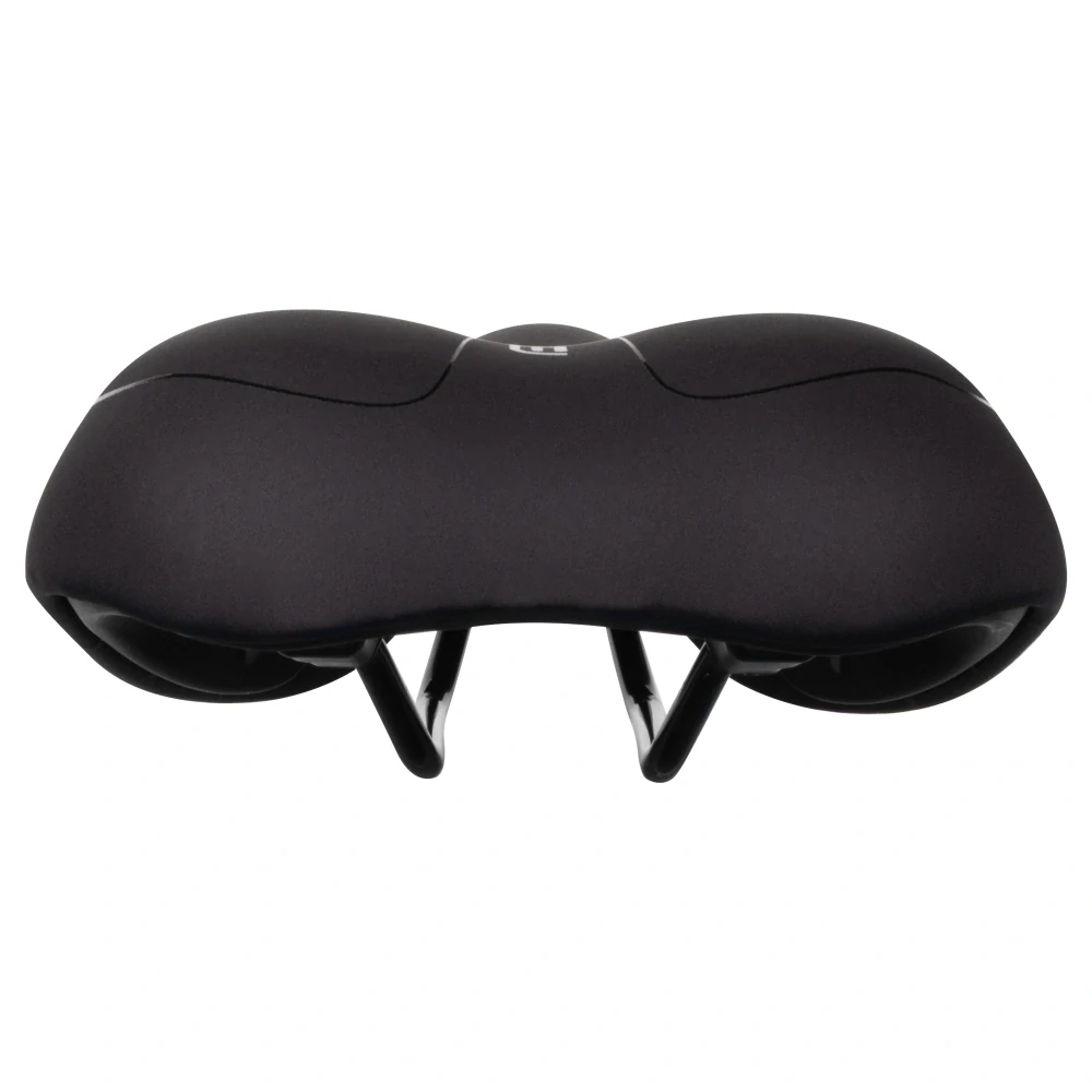 sedlo FORCE COMFORT GEL UNI turistické, černé