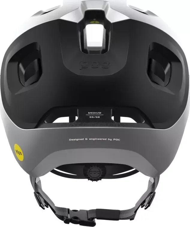 POC Axion Race MIPS Uranium Black/Argentite Silver Matt