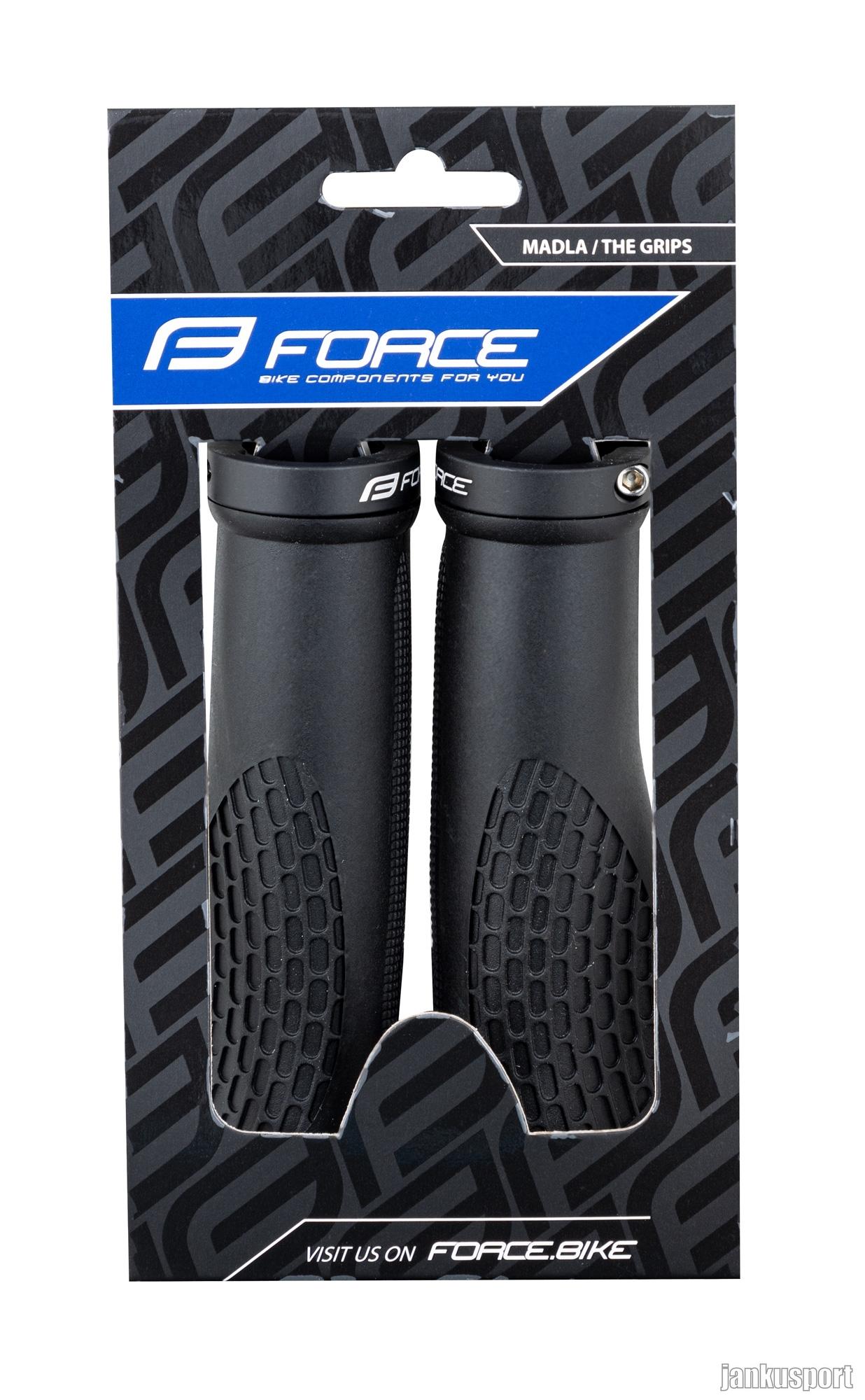 madla FORCE ERGO jištěná, celočerná, balená