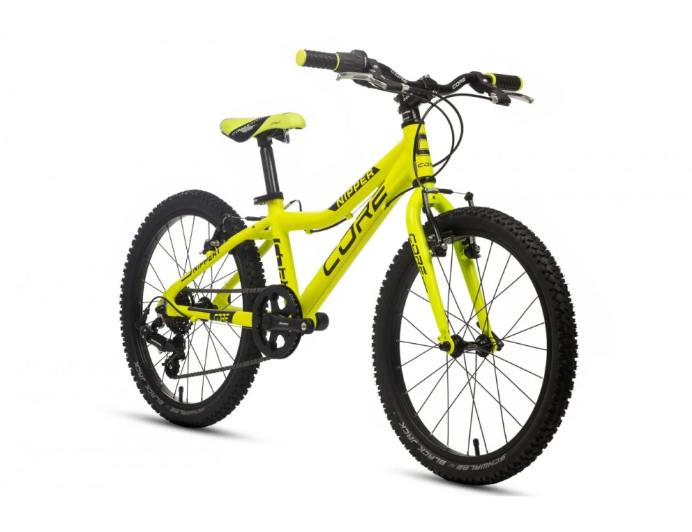 Dětské kolo 20" Al Nipper, Revo-6, reflexní žlutý (8.19kg)