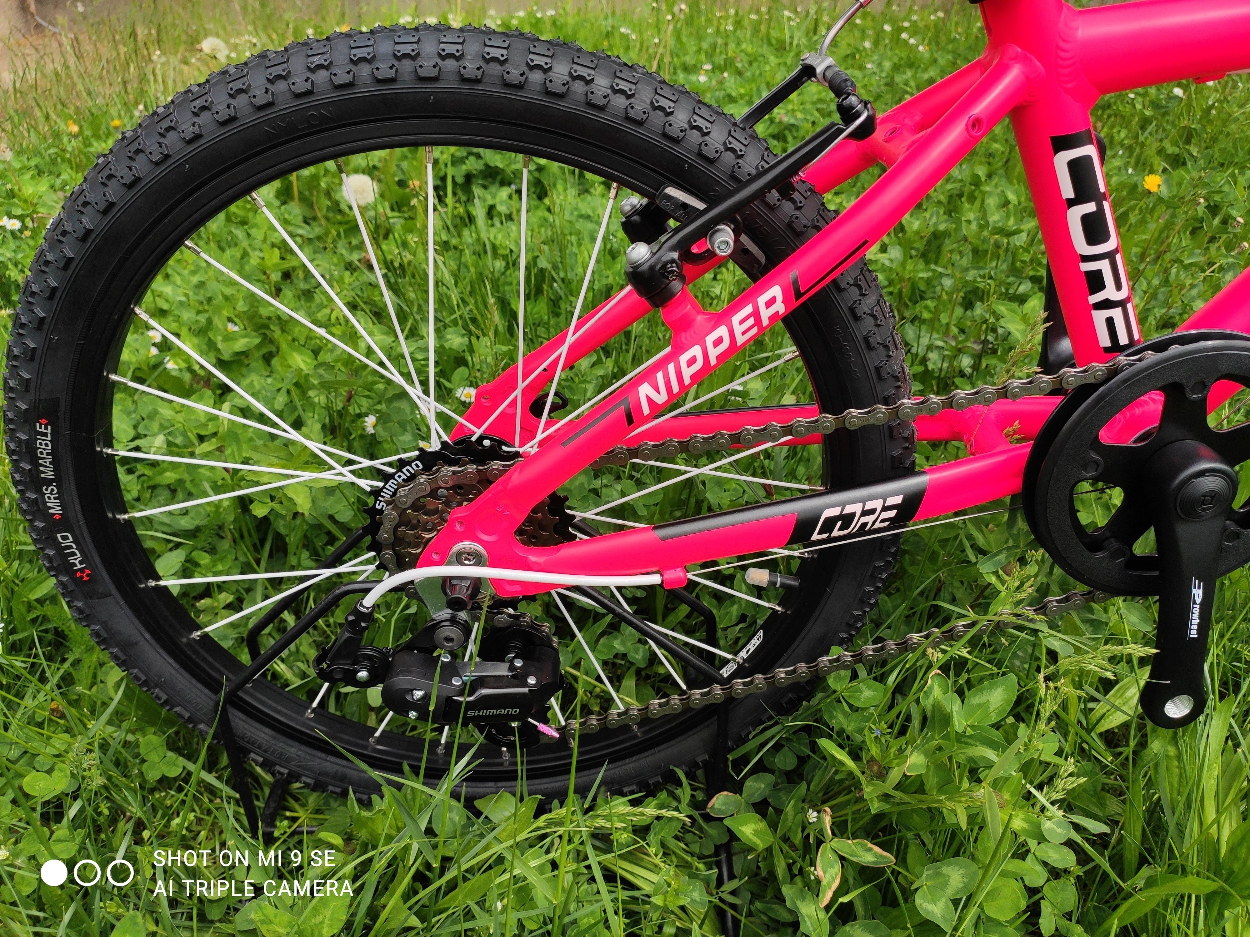 Dětské kolo 20" Al Nipper, Revo-6, růžový mat (8.19kg)