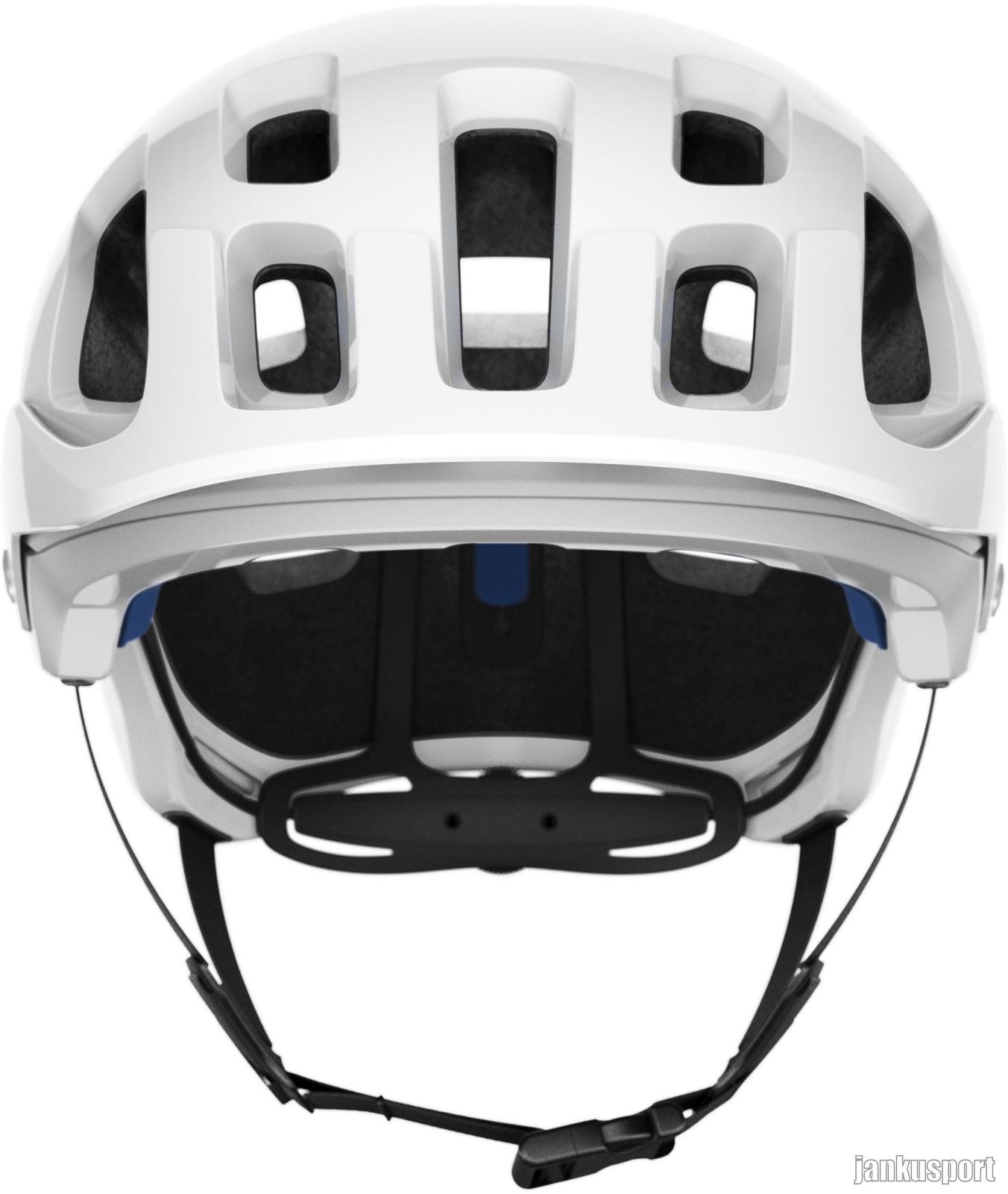 Cyklistická helma POC Tectal Race SPIN NFC - Hydrogen White/Fluorescent Orange AVIP